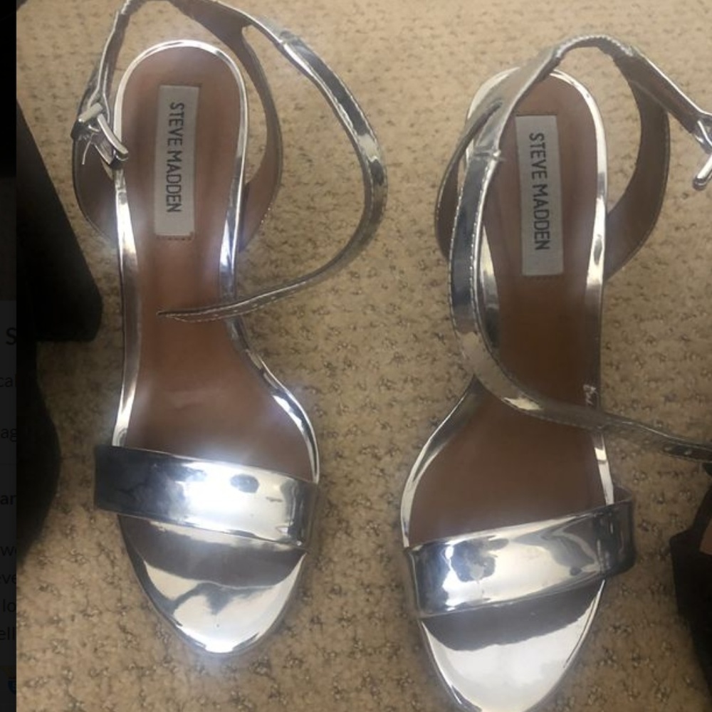 Steven Madden Holographic Heels